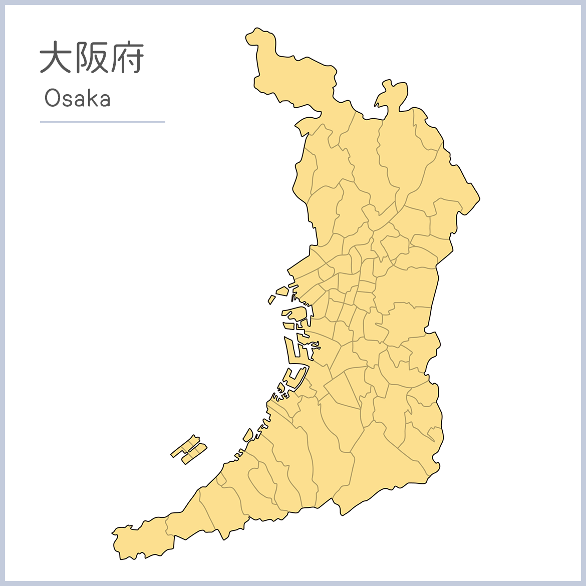 地図：大阪府